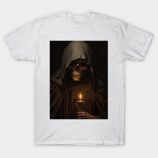 death holding candle T-Shirt